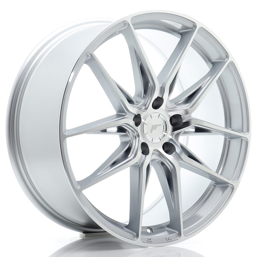 JR Wheels JR441985F15L4566SM JR Wheels JR44 19x8,5 ET45 5x112 Silver w/ Machined Face