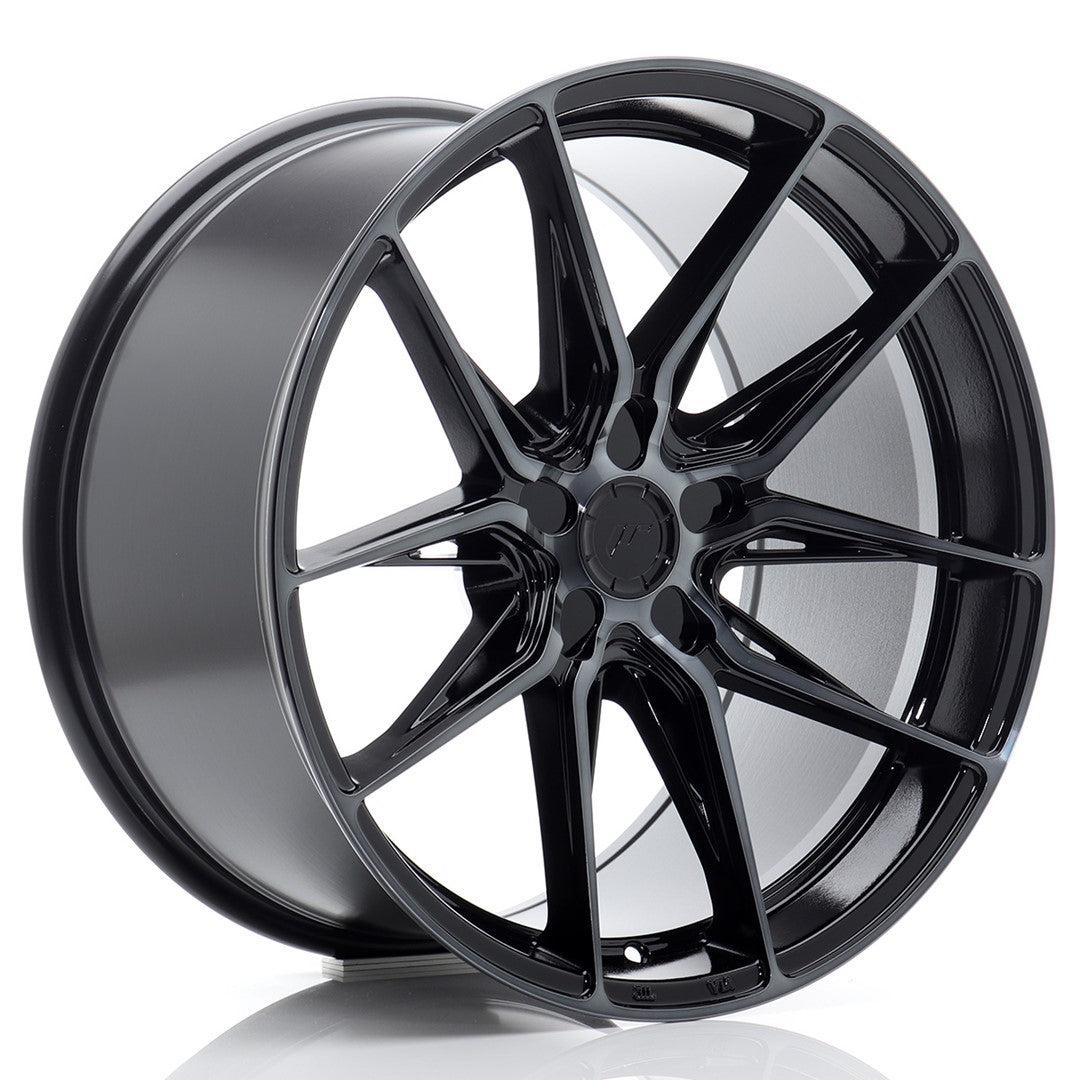 JR Wheels JR441910F25X1572BMTF JR Wheels JR44 19x10 ET15-45 5H BLANK Black Machined w/ Tinted Face