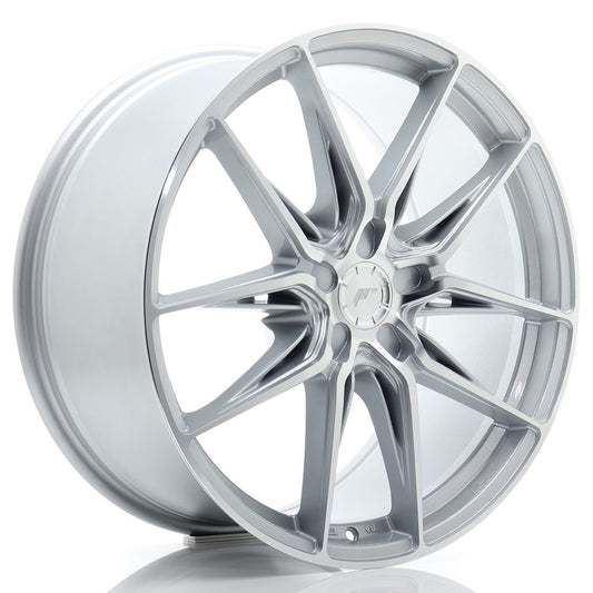 JR Wheels JR442095F15X2072SM JR Wheels JR44 20x9,5 ET20-57 5H BLANK Silver w/ Machined Face