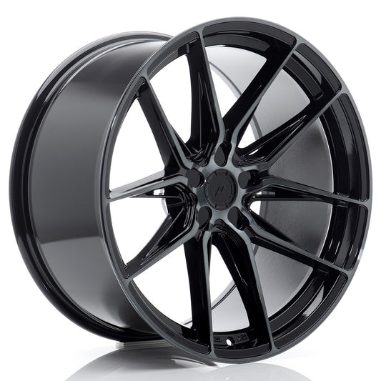 JR Wheels JR442010F35X1572BMTF JR Wheels JR44 20x10 ET15-35 5H BLANK Black Machined w/ Tinted Face