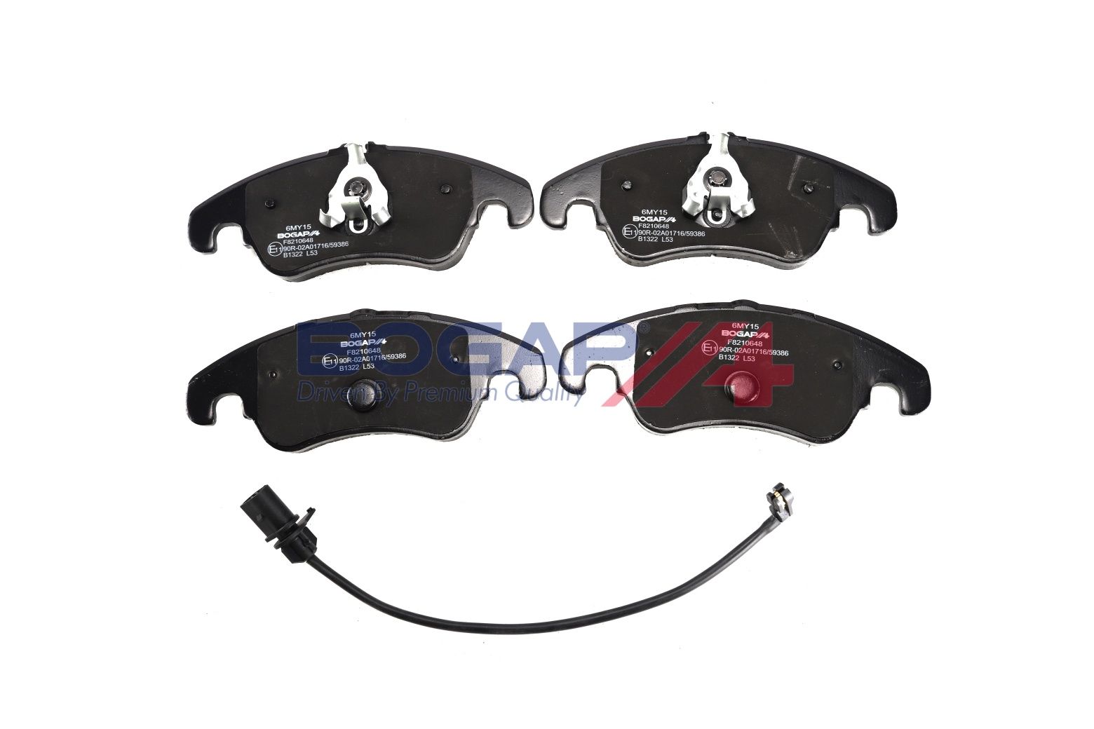 BOGAP F8210648 Brake Pad Set, Disc Brake | ML Performance Car Parts