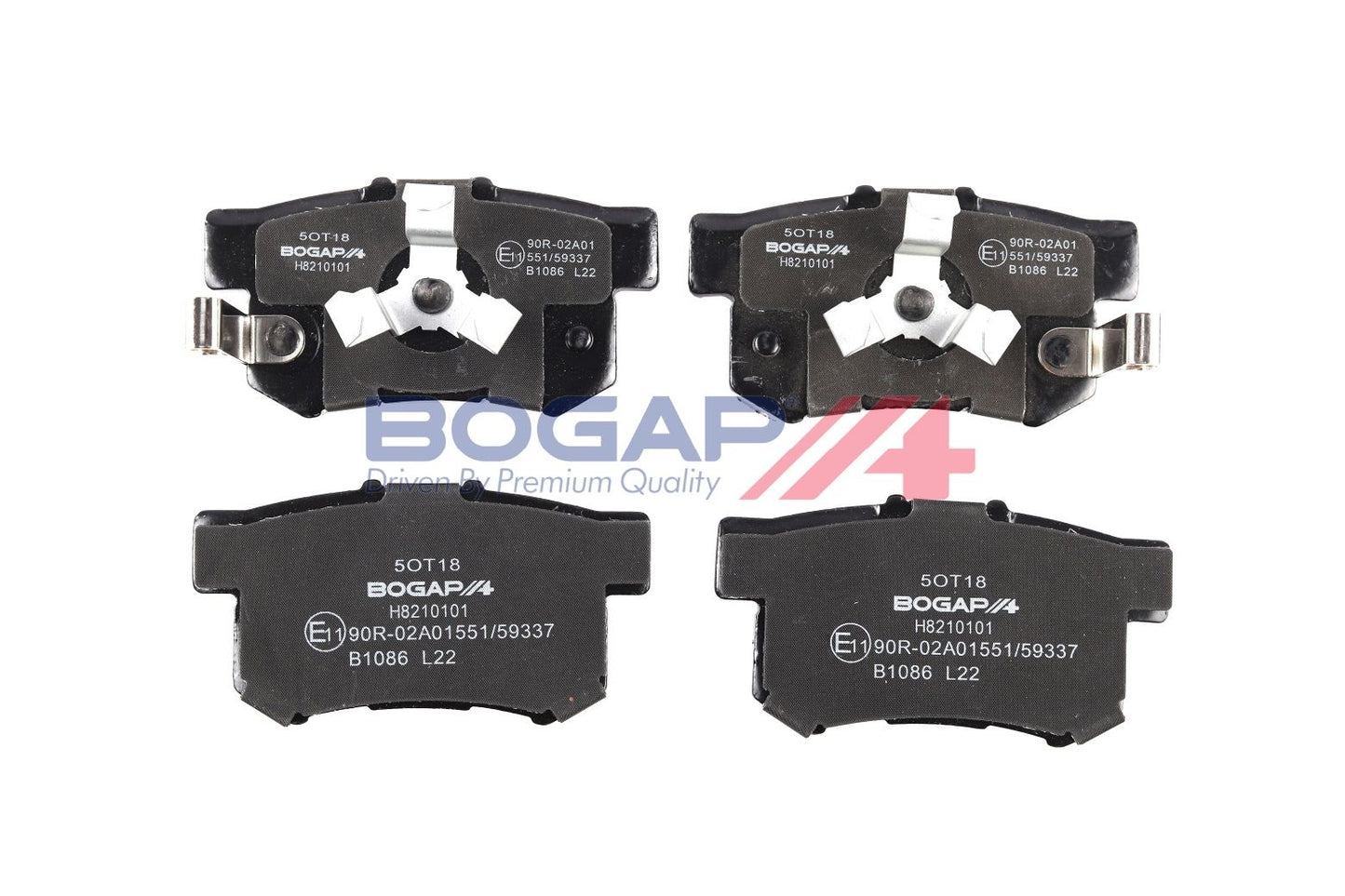 BOGAP H8210101 Brake Pad Set, Disc Brake | ML Performance Car Parts