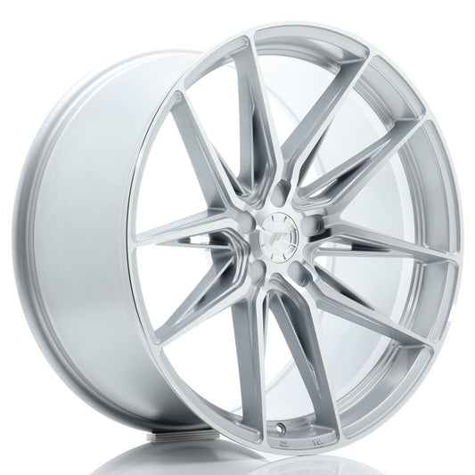 JR Wheels JR4421105F25X1574SM JR Wheels JR44 21x10,5 ET15-40 5H BLANK Silver w/ Machined Face