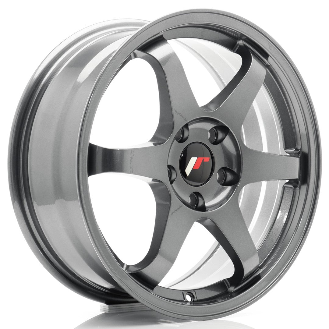 JR Wheels JR317704H4067GM1 JR Wheels JR3 17x7 ET40 4x100 Gun Metal