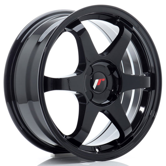 JR Wheels JR317704X2072GB JR Wheels JR3 17x7 ET20-42 4H BLANK Gloss Black