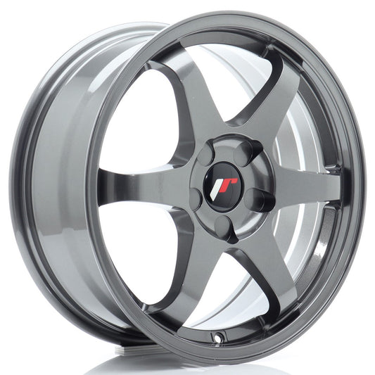 JR Wheels JR317705X2072GM1 JR Wheels JR3 17x7 ET20-42 5H BLANK Gun Metal