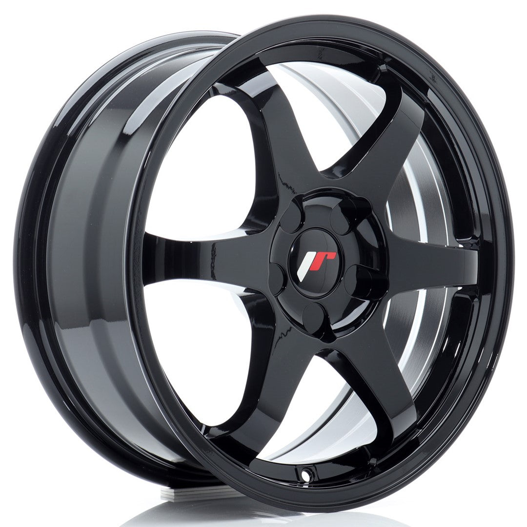 JR Wheels JR317705X2072GB JR Wheels JR3 17x7 ET20-42 5H BLANK Gloss Black