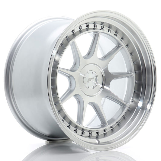 JR Wheels JR4718105F35X1572SM JR Wheels JR47 18x10,5 ET15-22 5H BLANK Silver Machined Face