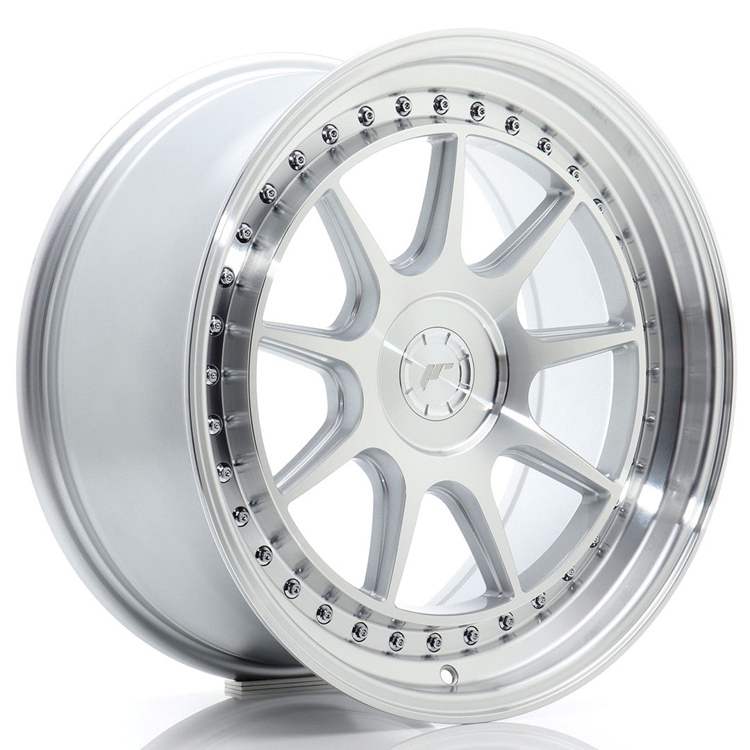 JR Wheels JR471885F15X1572SM JR Wheels JR47 18x8,5 ET15-35 5H BLANK Silver Machined Face