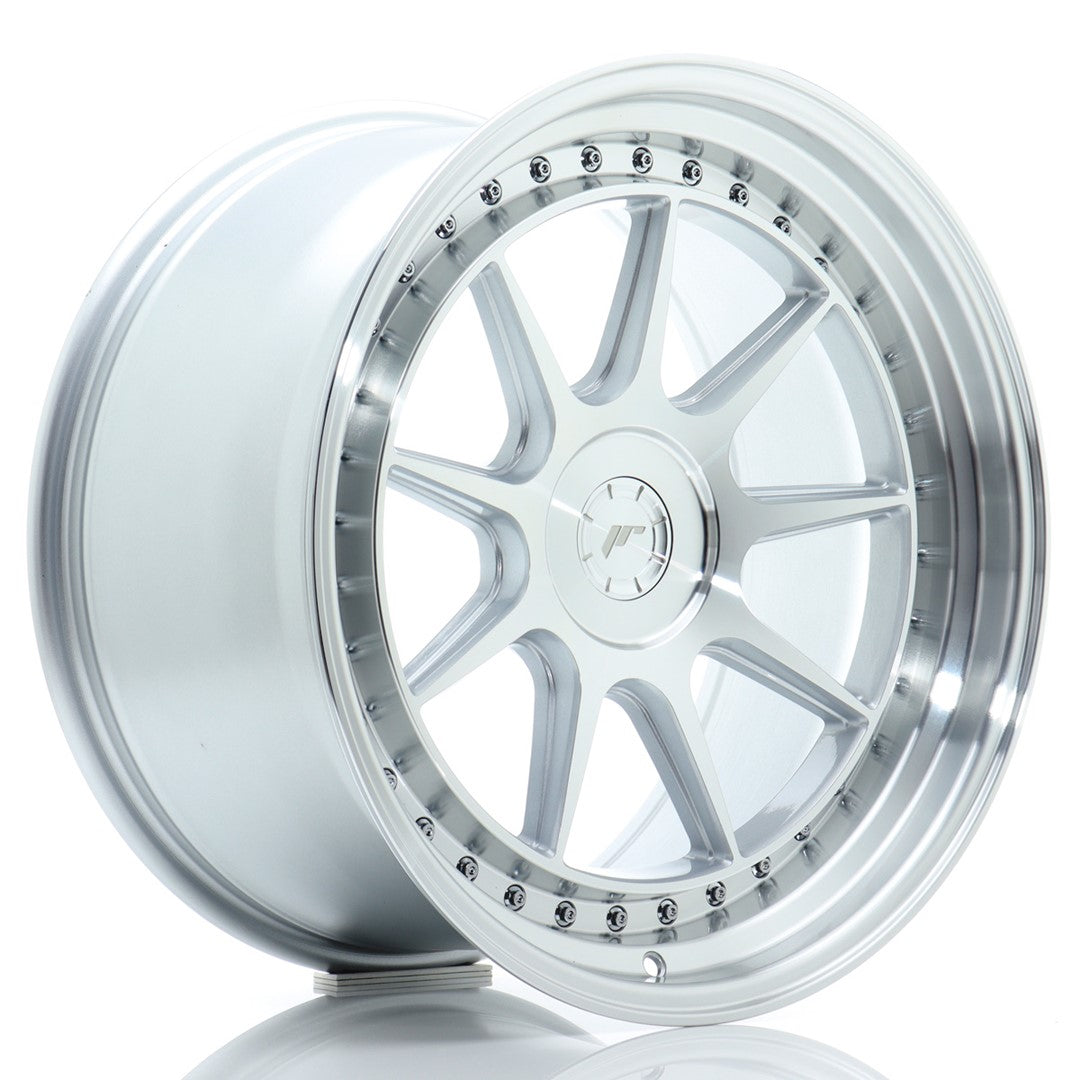 JR Wheels JR471910F25X1572SM JR Wheels JR47 19x10 ET15-40 5H BLANK Silver Machined Face