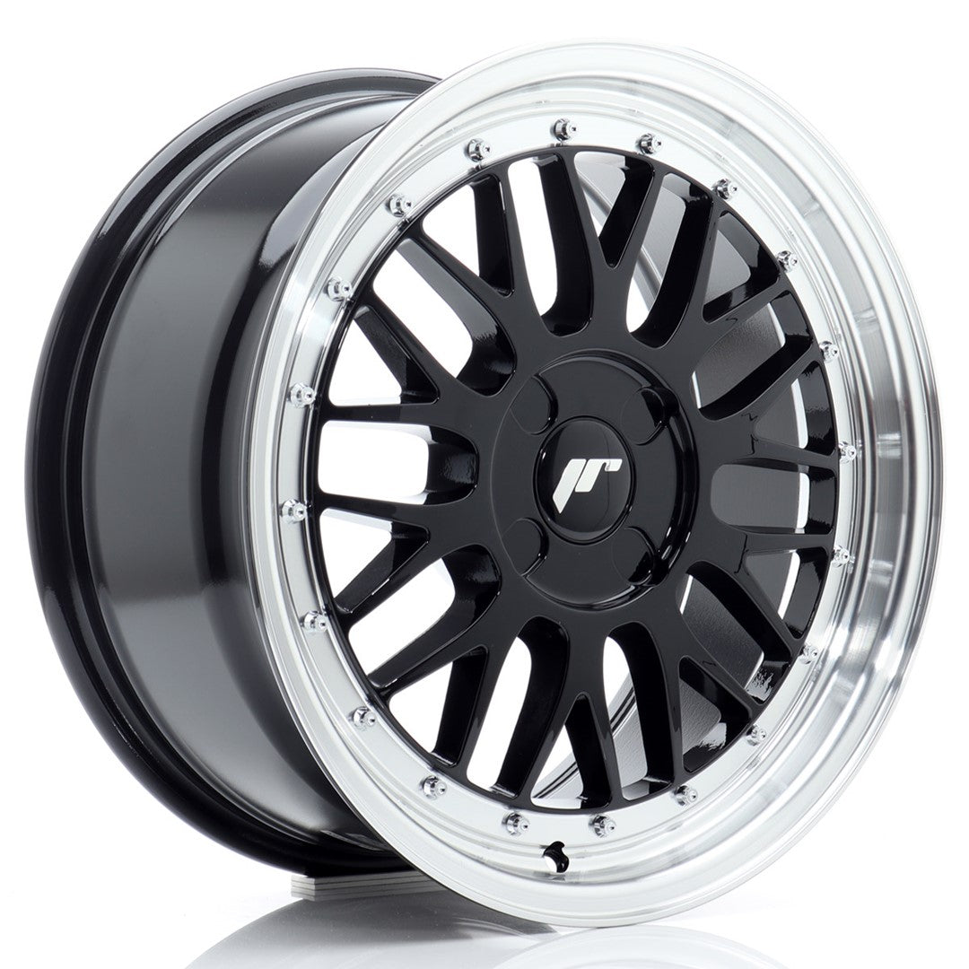 JR Wheels JR231775F14X2067GB1 JR Wheels JR23 17x7,5 ET20-40 4H BLANK Gloss Black w/ Machined Lip