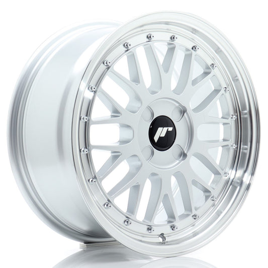 JR Wheels JR231780F14X2067HS2 JR Wheels JR23 17x8 ET20-45 4H BLANK Hyper Silver w/ Machined Lip