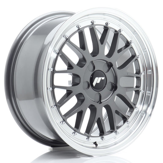 JR Wheels JR231780F15X2072HG1 JR Wheels JR23 17x8 ET20-45 5H BLANK Hyper Gray w/ Machined Lip