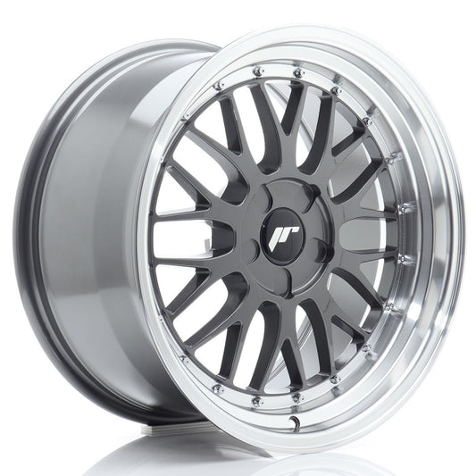 JR Wheels JR231895F25X2072HG1 JR Wheels JR23 18x9,5 ET20-48 5H BLANK Hyper Gray w/ Machined Lip