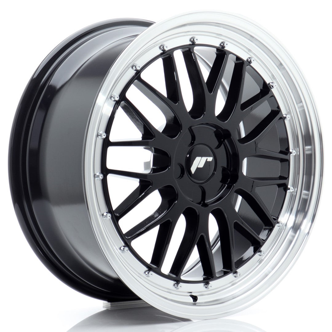 JR Wheels JR231980F15X2072GB1 JR Wheels JR23 19x8 ET20-40 5H BLANK Gloss Black w/ Machined Lip
