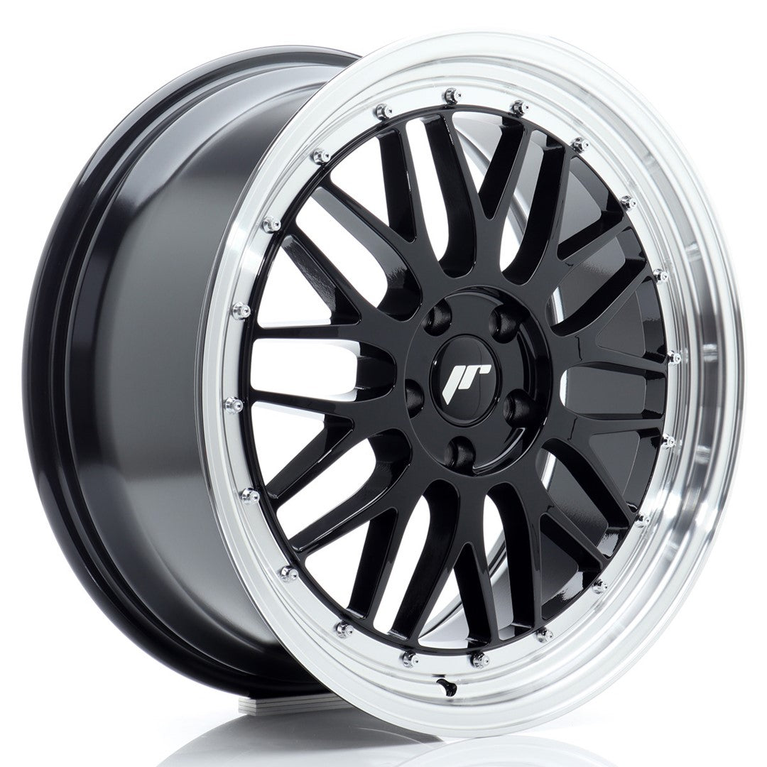 JR Wheels JR231985F15L4566GB1 JR Wheels JR23 19x8,5 ET45 5x112 Gloss Black w/ Machined Lip