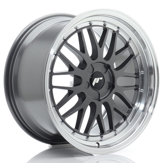 JR Wheels JR231910F25X2072HG1 JR Wheels JR23 19x10 ET20-51 5H BLANK Hyper Gray w/ Machined Lip