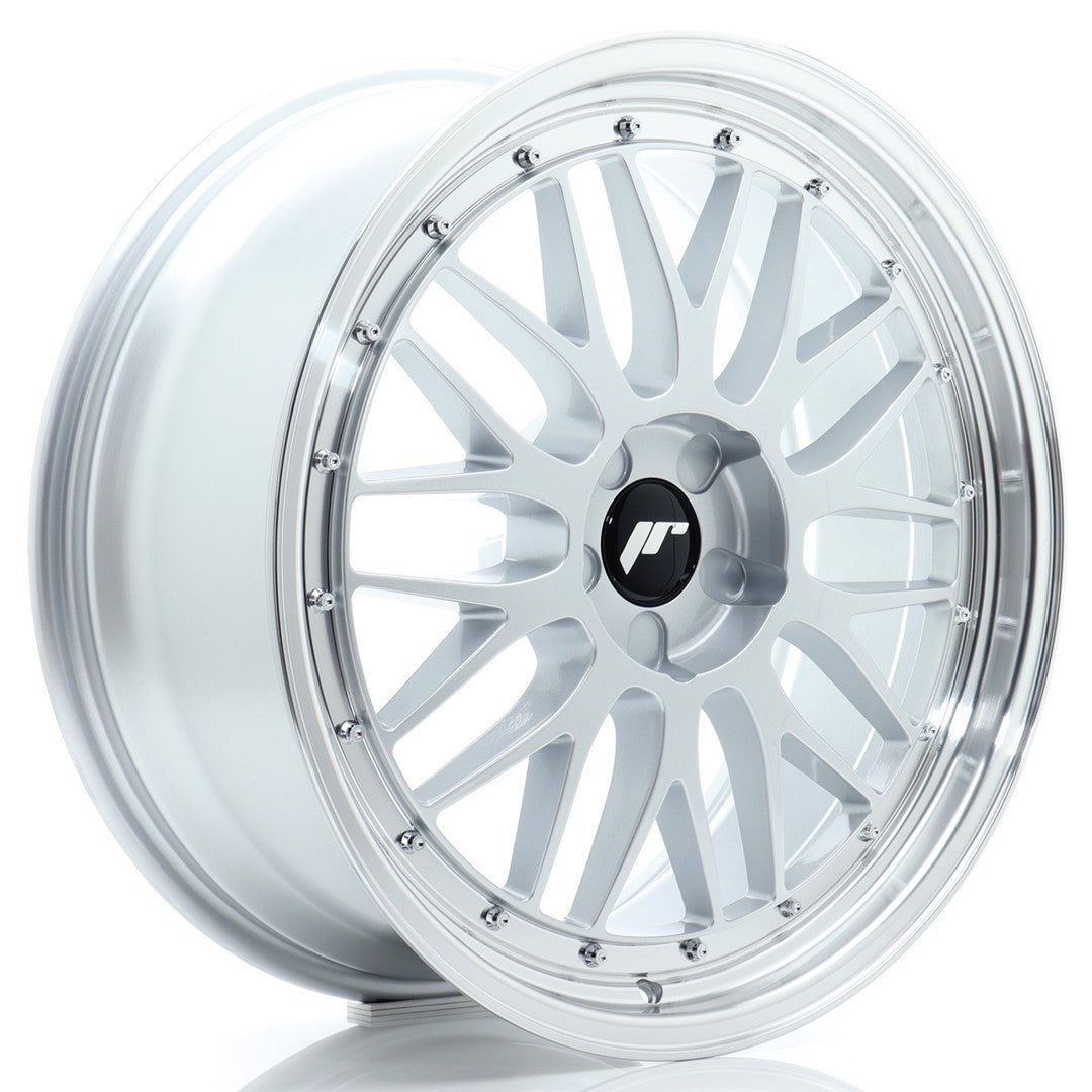 JR Wheels JR232090F15X2072HS2 JR Wheels JR23 20x9 ET20-51 5H BLANK Hyper Silver w/ Machined Lip
