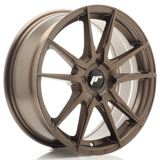 JR Wheels JR211770F14X2067MBZ1 JR Wheels JR21 17x7 ET20-40 4H BLANK Matt Bronze