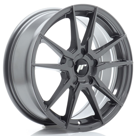 JR Wheels JR211770F15X2072HG1 JR Wheels JR21 17x7 ET20-40 5H BLANK Hyper Gray