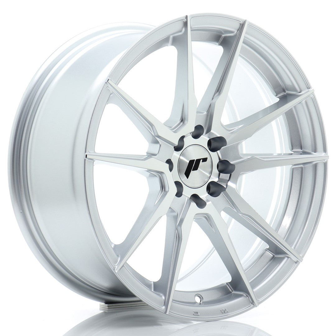 JR Wheels JR211780F243567SM1 JR Wheels JR21 17x8 ET35 4x100/114 Silver Machined Face