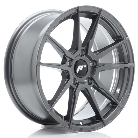 JR Wheels JR211780F25I3572HG1 JR Wheels JR21 17x8 ET35 5x120 Hyper Gray