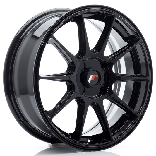 JR Wheels JR1117704X2067GB1 JR Wheels JR11 17x7 ET20-38 4H BLANK Gloss Black