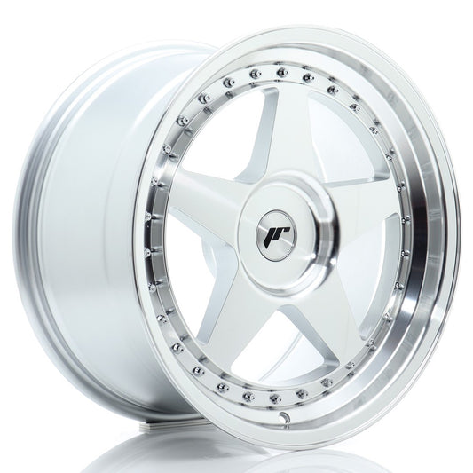 JR Wheels JR61895F2XX2072SM1 JR Wheels JR6 18x9,5 ET20-40 BLANK Silver Machined Face