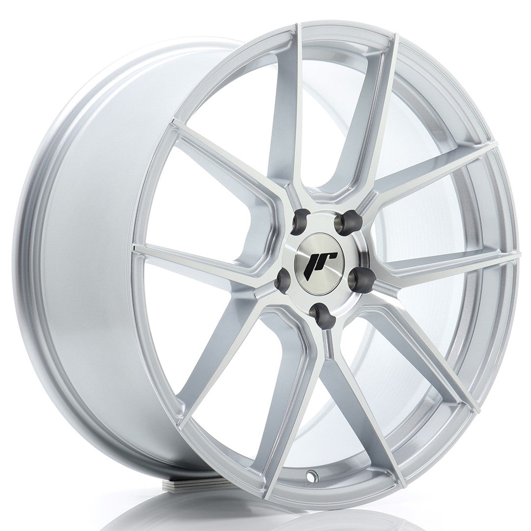 JR Wheels JR301980F15L4066SM1 JR Wheels JR30 19x8 ET40 5x112 Silver Machined Face