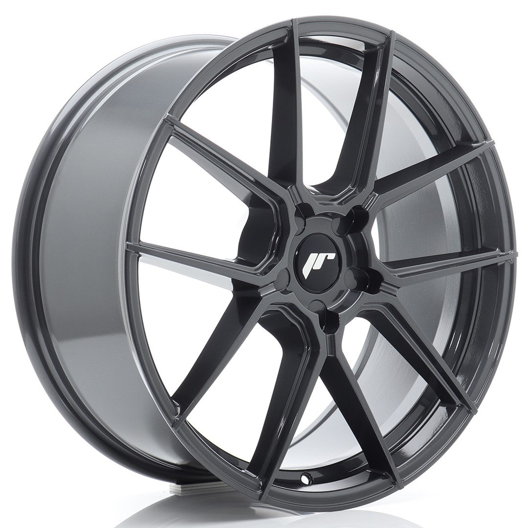 JR Wheels JR302080F15X2072HG1 JR Wheels JR30 20x8 ET20-40 5H BLANK Hyper Gray