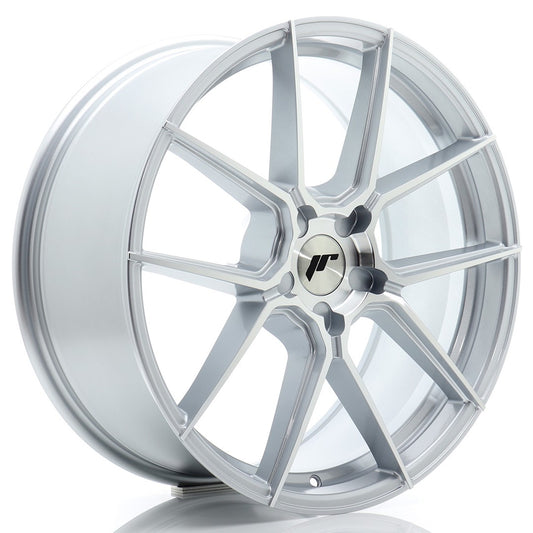 JR Wheels JR302080F15X2072SM1 JR Wheels JR30 20x8 ET20-40 5H BLANK Silver Machined Face