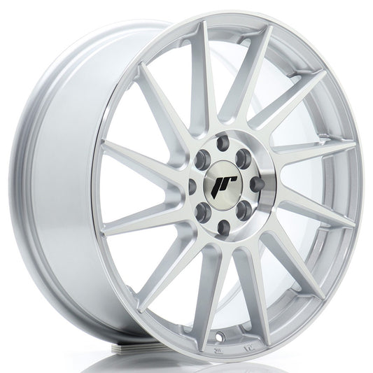 JR Wheels JR221770F144067SM1 JR Wheels JR22 17x7 ET40 4x100/114 Silver Machined Face