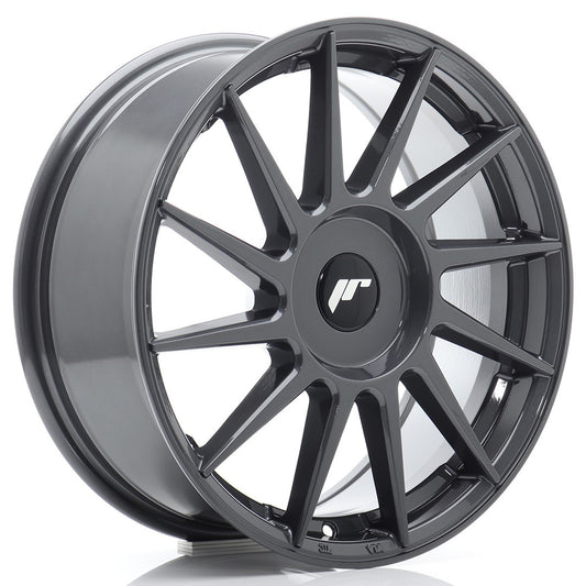 JR Wheels JR221770F1XX2072HG1 JR Wheels JR22 17x7 ET20-40 BLANK Hyper Gray