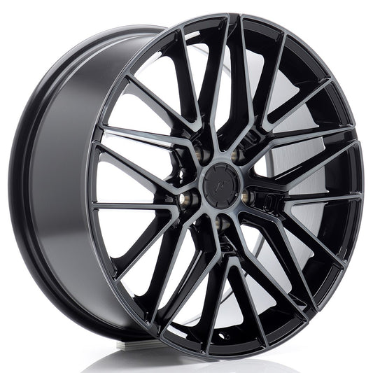 JR Wheels JR381880F15L4266BMTF JR Wheels JR38 18x8 ET42 5x112 Black Machined w/ Tinted Face
