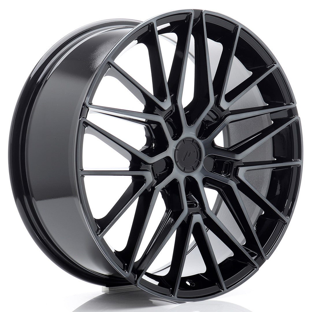 JR Wheels JR382080F15X2072BMTF JR Wheels JR38 20x8 ET20-40 5H BLANK Black Machined w/ Tinted Face