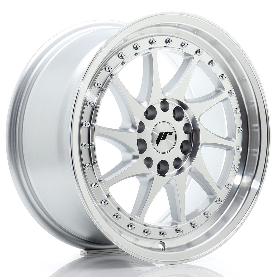 JR Wheels JR26178053567SM1 JR Wheels JR26 17x8 ET35 5x100/114 Silver Machined Face