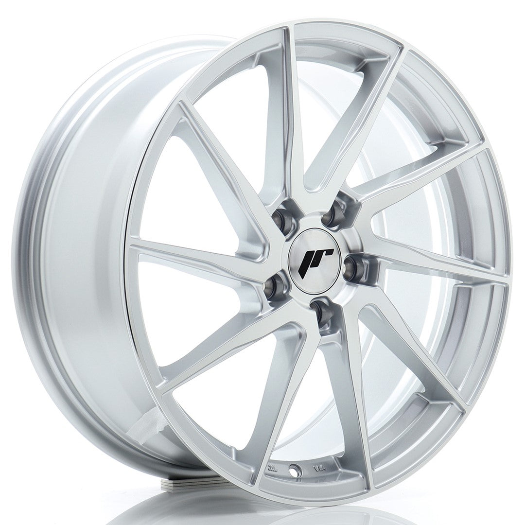 JR Wheels JR361880F15L4566SM JR Wheels JR36 18x8 ET45 5x112 Silver Machined Face