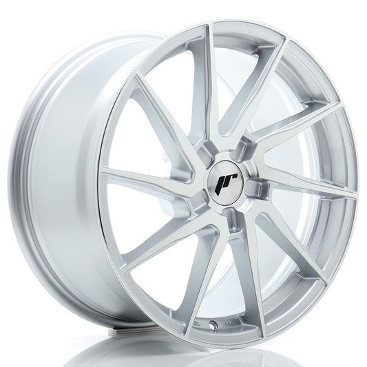 JR Wheels JR361880F15X2072SM JR Wheels JR36 18x8 ET20-45 5H BLANK Silver Machined Face