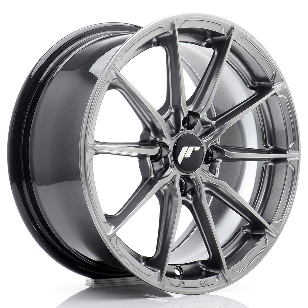 JR Wheels JR3715704H3867HB JR Wheels JR37 15x7 ET38 4x100 Hyper Black