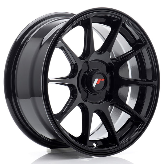 JR Wheels JR1115704X3067GB1 JR Wheels JR11 15x7 ET30 4H BLANK Gloss Black