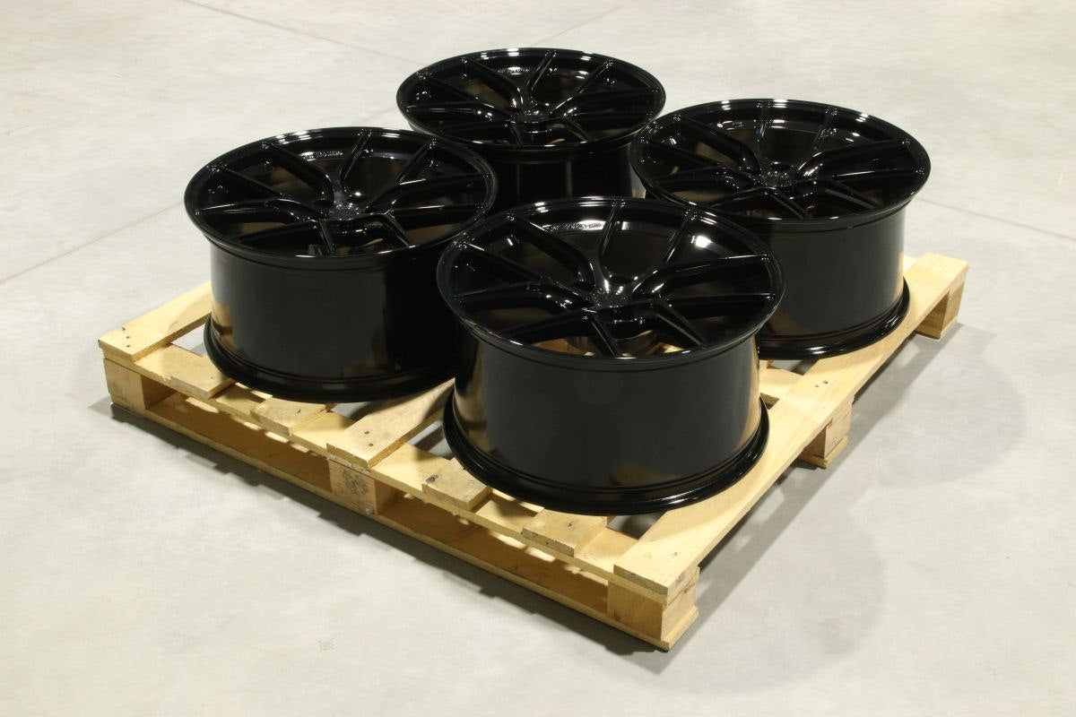 JR Wheels SET-JR#341 Set of SL01 20x10 ET30 5x112 Gloss Black