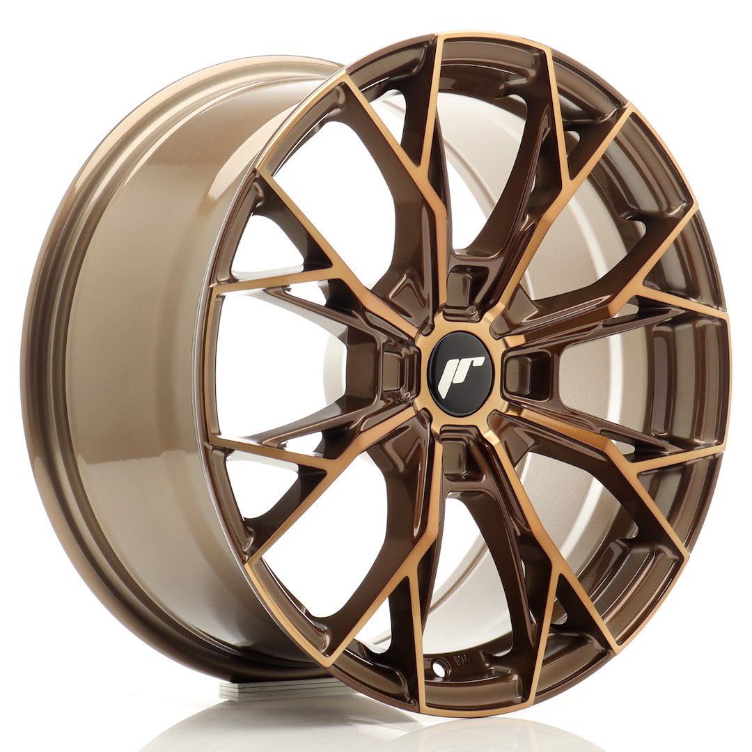 JR Wheels JR4917804X2067BZP JR Wheels JR49 17x8 ET20-40 4H BLANK Platinum Bronze