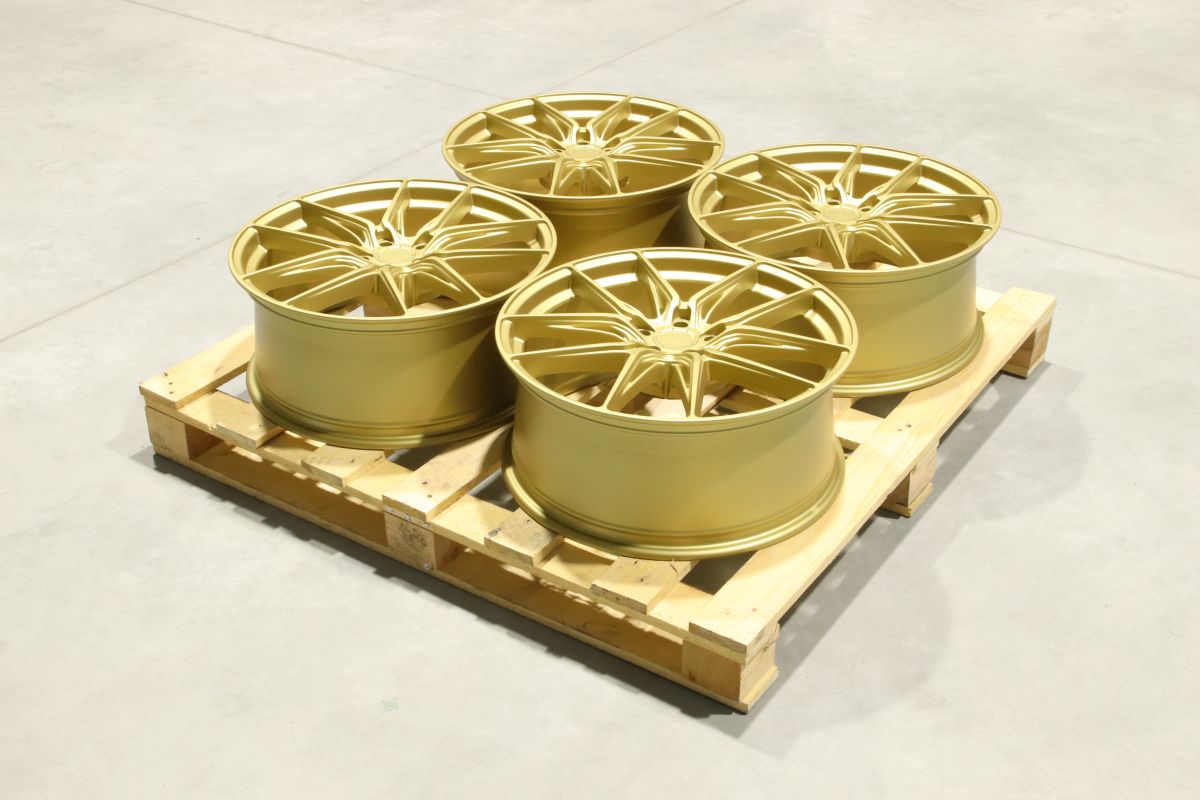 JR Wheels SET-JR#355 Set of JR44 20x8,5 ET42 5x112 Matt Gold