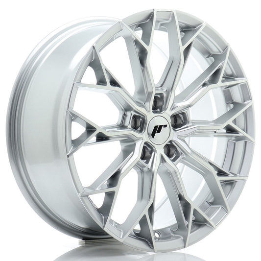 JR Wheels JR4918805L4266SM JR Wheels JR49 18x8 ET42 5x112 Silver Machined Face