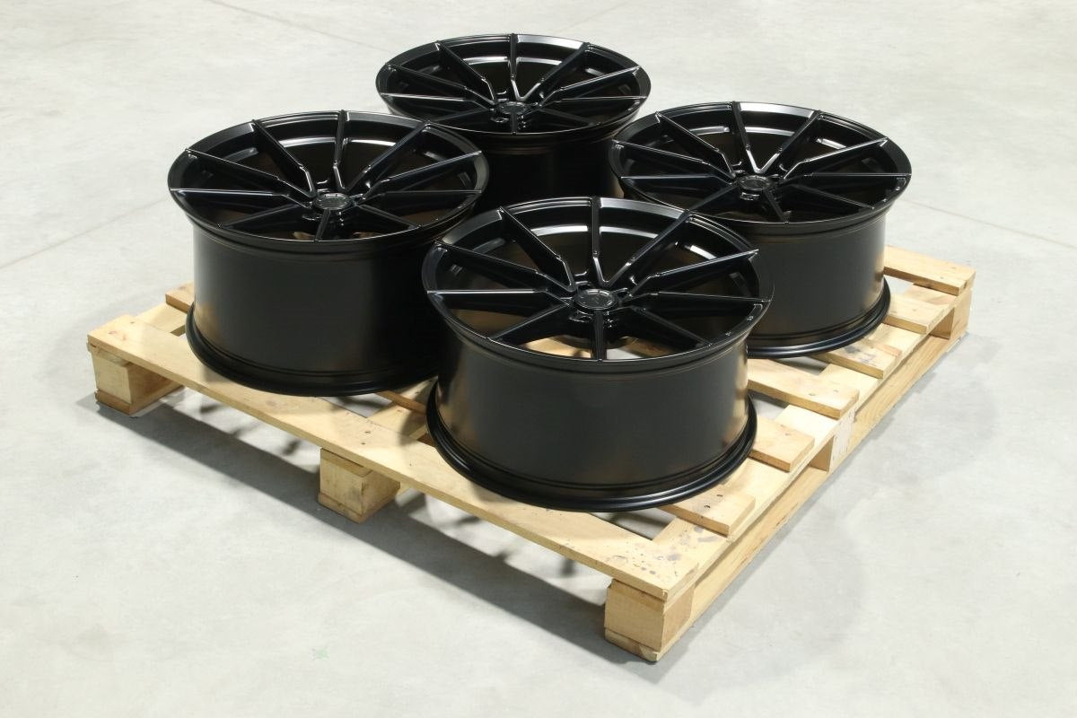 JR Wheels SET-JR#400 Set of SL02 20x9,5 ET34 + 20x10,5 ET35 5x112 Matt Black