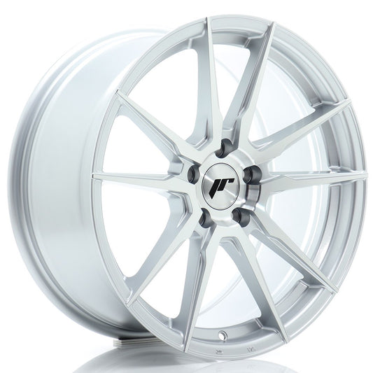 JR Wheels JR211880F15L4066SM1 JR Wheels JR21 18x8 ET40 5x112 Silver Machined Face