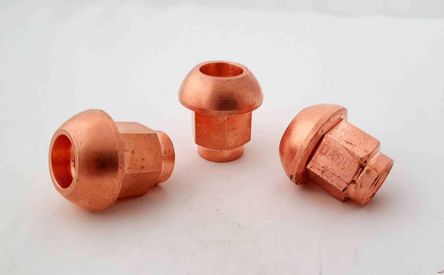 A.I.TECH AIT-DADO-19 STEEL COPPERED NUT 12X1,5, EX 17MM, O.D. 25MM, SPHERICAL SEAT, TOTAL LENGHT 27MM