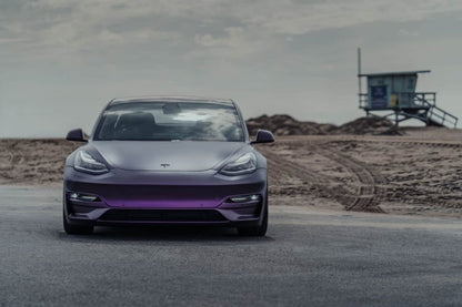 UNPLUGGED PERFORMANCE UP-M3-302-3.1 ASCENSION FRONT FASCIA - OPTIONAL FRONT DIFFUSER, DRY CARBON, RAW FOR TESLA MODEL 3