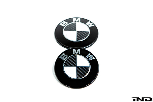 IND Carbon BMW Roundel Set