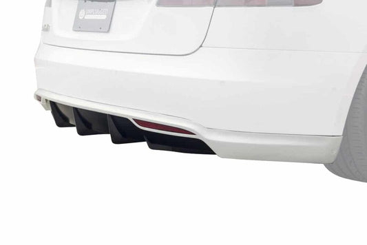 UNPLUGGED PERFORMANCE UP-MS-105-16.1 REAR UNDER SPOILER & DIFFUSER, SIGNATURE RED METALLIC (PPSR) FOR TESLA MODEL S PRE-2016.5